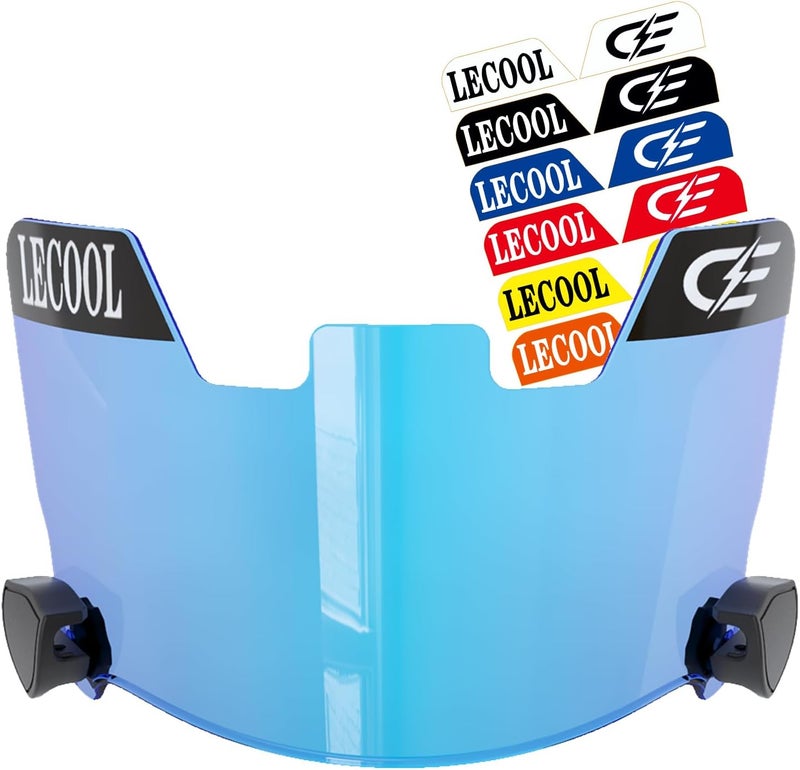 LeCool Multi-Color Football Visor,Enhance Your Game -Fits Adult & Youth Football Helmets - Image 1